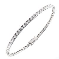 Bracciale Fanton Gioielli Donna TENNIS DIAMANTI in Oro bianco Diamante 1.55 Ct BROR-53-52 - BROR-53-52